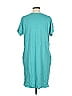 Purejill 100% Organic Cotton Solid Teal Casual Dress Size M - photo 2