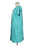 Purejill 100% Organic Cotton Solid Teal Casual Dress Size M - photo 5