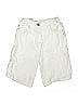 Kanz 100% Cotton Ivory White Cargo Shorts Size 9 - photo 1