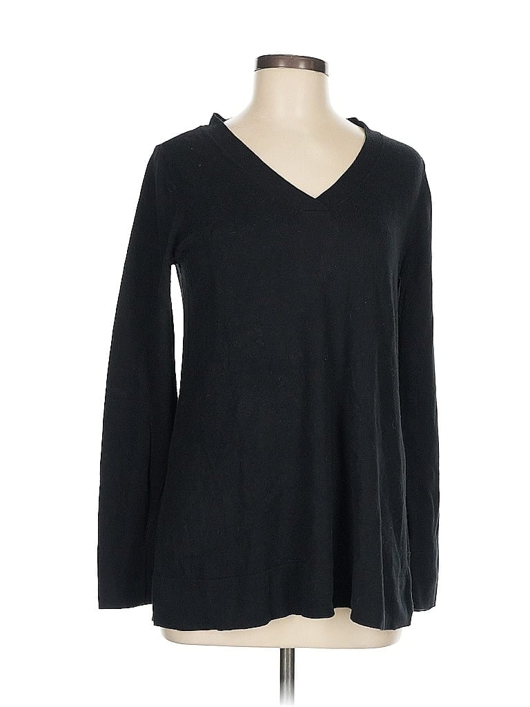 Pre-owned Ann Taylor Loft Outlet Pullover Sweater In Black