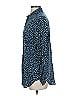 Talbots 100% Rayon Print Blue Long Sleeve Blouse Size S - photo 5