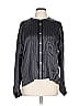 ATM 100% Silk Black Long Sleeve Silk Top Size L - photo 1