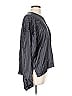 ATM 100% Silk Black Long Sleeve Silk Top Size L - photo 4