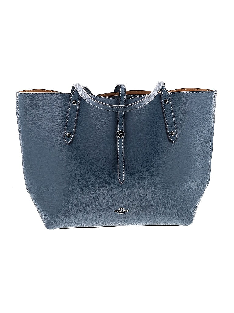 Coach Factory 100% Leather Blue Leather Tote One size - photo 1