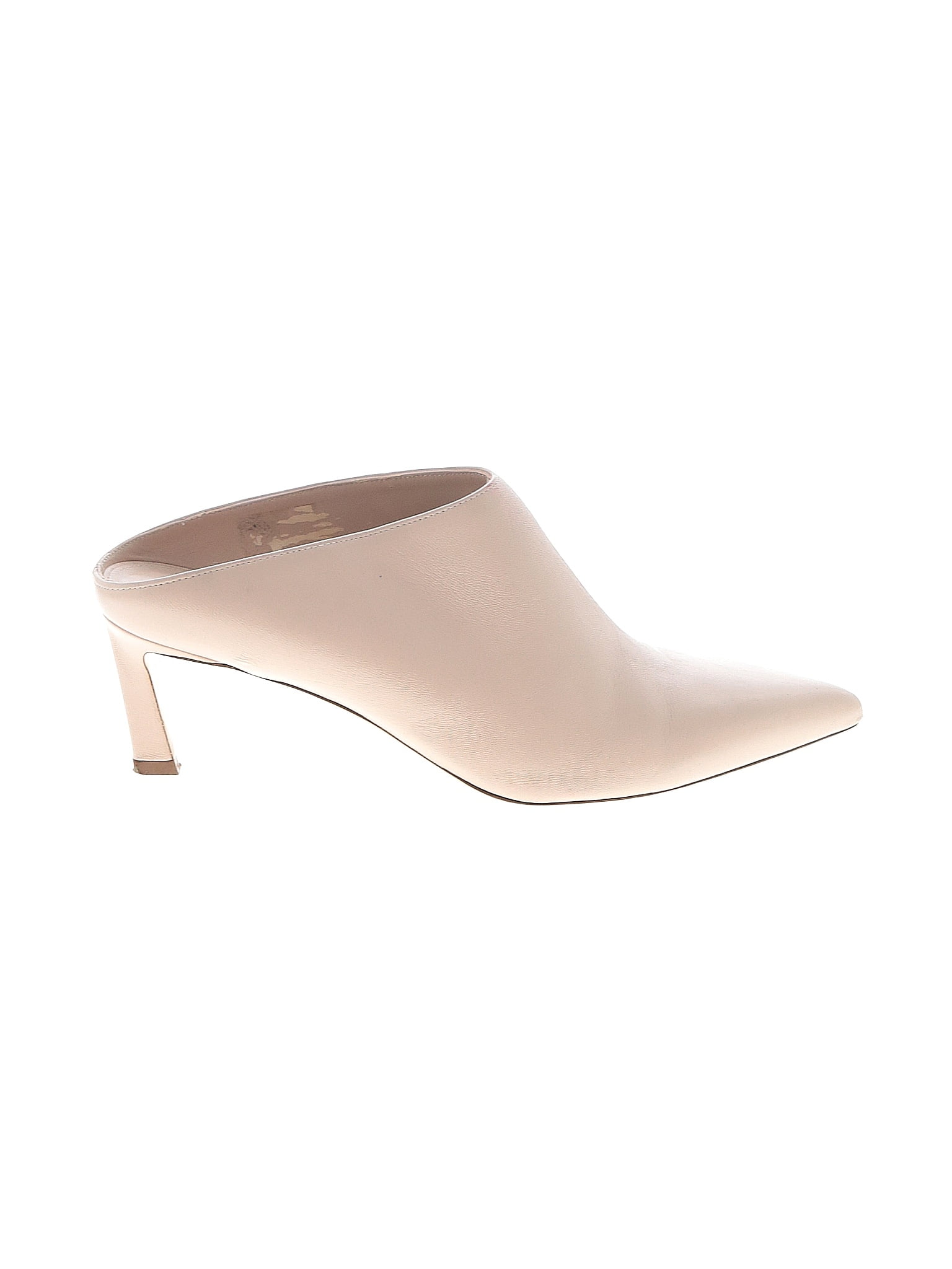 Stuart Weitzman Ivory Tan Mule/Clog Size 10 1/2