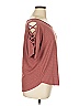 Soho JEANS NEW YORK & COMPANY Burgundy Short Sleeve T-Shirt Size XL - photo 4