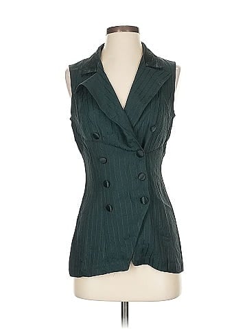 Be Smart Classic Green Double Breasted Dress (view 1)