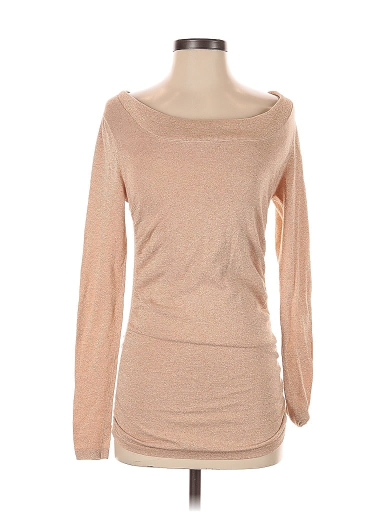 Moda International Tan Pullover Sweater Size S - photo 1