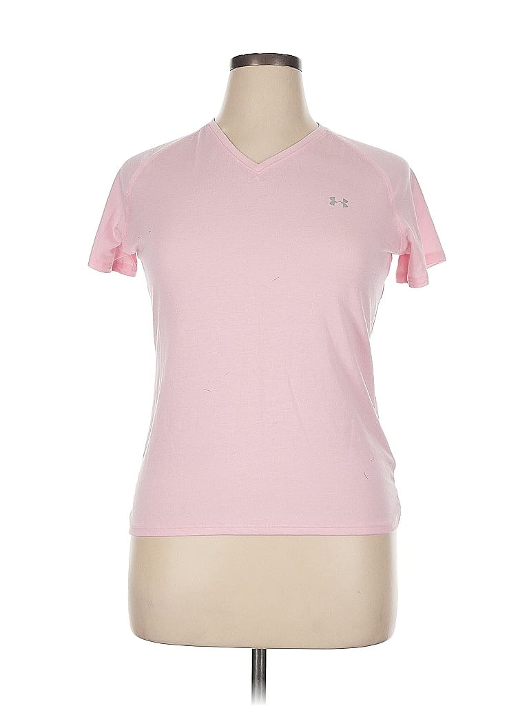 Click to view more detailed imagery on our partner's website Pre-owned Under Armour Short Sleeve T-shirt In Pink