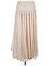 Gracia Solid Tan Casual Skirt Size L - photo 1