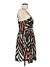 Ecote 100% Polyester Chevron-herringbone Black Cocktail Dress Size M - photo 4