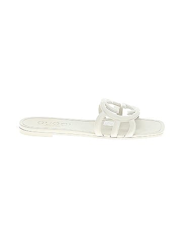 Gucci Rubber Interlocking G Slide Sandals (view 1)