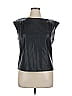 Marc New York Andrew Marc 100% Polyurethane Black Sleeveless Blouse Size XL - photo 1