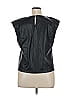 Marc New York Andrew Marc 100% Polyurethane Black Sleeveless Blouse Size XL - photo 2