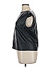 Marc New York Andrew Marc 100% Polyurethane Black Sleeveless Blouse Size XL - photo 5