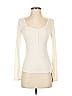 Halara Ivory Long Sleeve T-Shirt Size S - photo 1