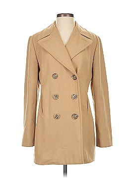 ジャケット・アウター carol shoppe GRANPA WOOL COAT IN KHAKI Used Wool Khaki Coats On Sale Up To 90% Off | ThredUp
