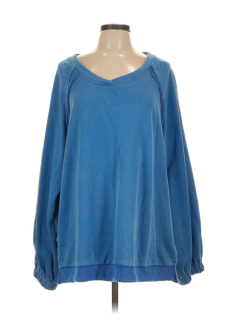 Pol Blue Sweatshirt Size L - photo 1