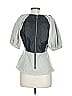 Gracia 100% Polyester Gray Short Sleeve Blouse Size L - photo 2