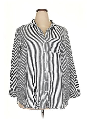 Velvet Heart 3/4 Sleeve Button-Down Shirt (view 1)