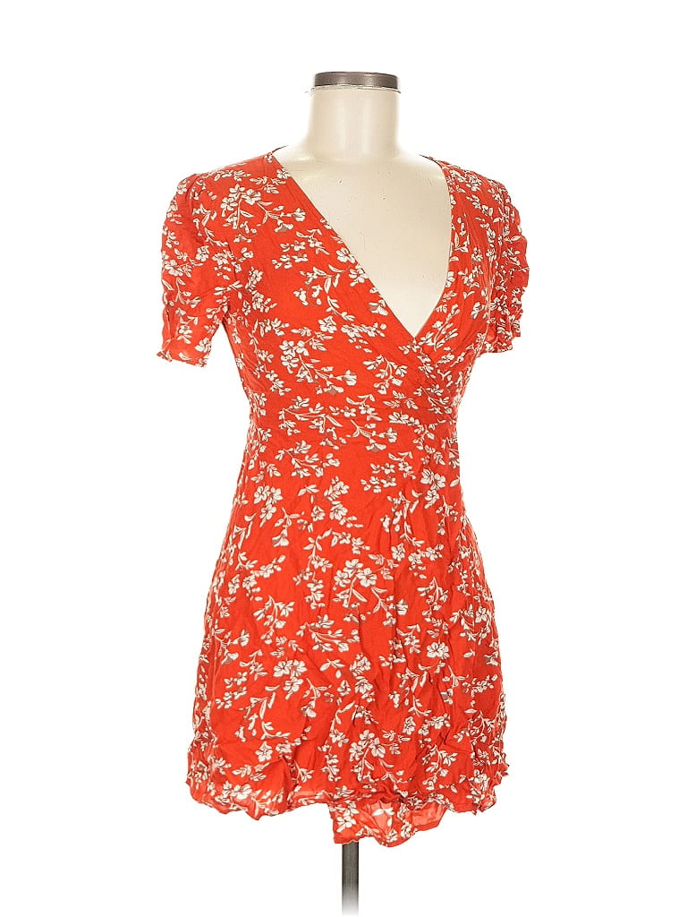 Pre-owned Zaful Kimono In Orange