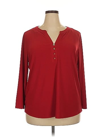 Anne Klein Long Sleeve Blouse (view 1)