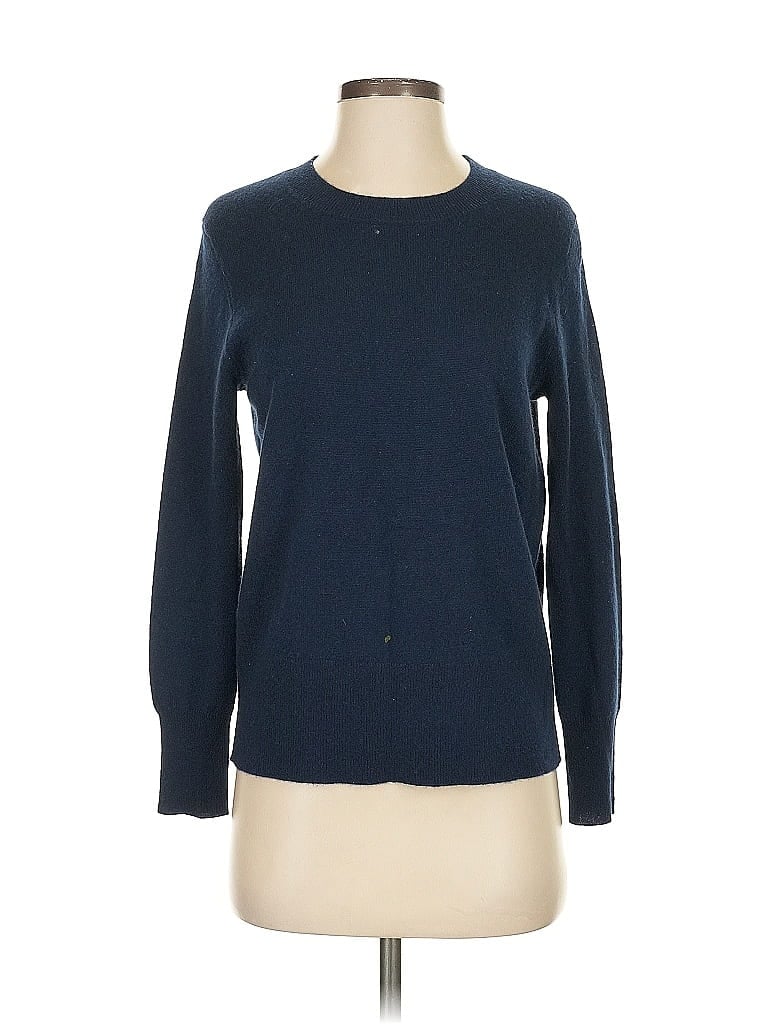 J.Crew Collection 100% Cashmere Blue Cashmere Pullover Sweater Size XS - photo 1