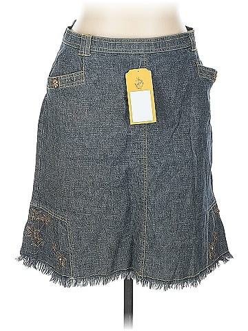 Marie Claire Denim Skirt (view 1)