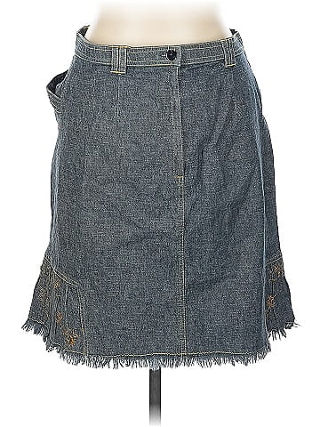 Marie Claire Denim Skirt (view 2)