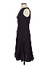 Akris Punto 100% Wool Solid Black Burgundy Casual Dress Size 6 - photo 5
