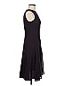 Akris Punto 100% Wool Solid Black Burgundy Casual Dress Size 6 - photo 4