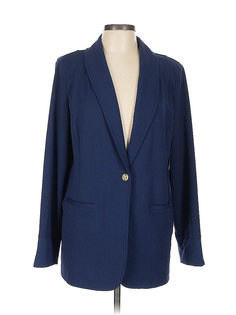 IMAN Blue Blazer Size L - photo 1
