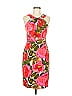 David Meister Tropical Pink Cocktail Dress Size 6 - photo 1