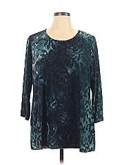 Susan Graver 3/4 Sleeve Blouse