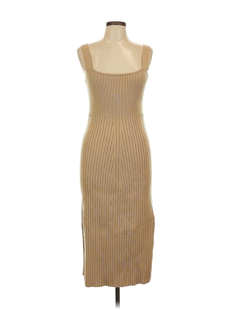 WAYF Tan Cocktail Dress Size L - photo 1