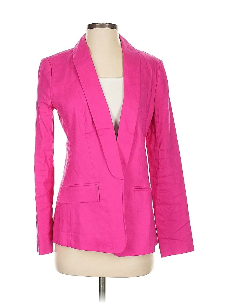 Pre-owned Ann Taylor Loft Blazer Jacket In Pink