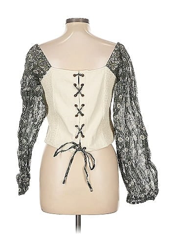 Forever That Girl for Anthropologie Long Sleeve Blouse (view 2)