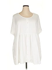 Woman Within Short Sleeve Blouse