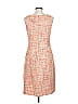 David Meister Tweed Orange Cocktail Dress Size 10 - photo 2