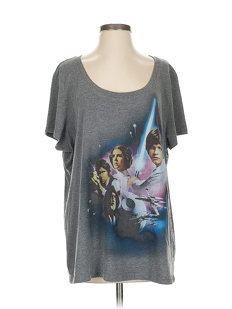 Click to view more detailed imagery on our partner's website Pre-owned Star Wars Short Sleeve T-shirt In Silver