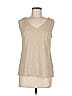 Chico's Tan Sleeveless T-Shirt Size M - photo 1