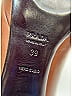 Prada Burgundy Brown Vintage Leather Heels Size EU 39 - photo 7