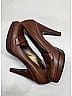Prada Burgundy Brown Vintage Leather Heels Size EU 39 - photo 3