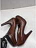 Prada Burgundy Brown Vintage Leather Heels Size EU 39 - photo 4