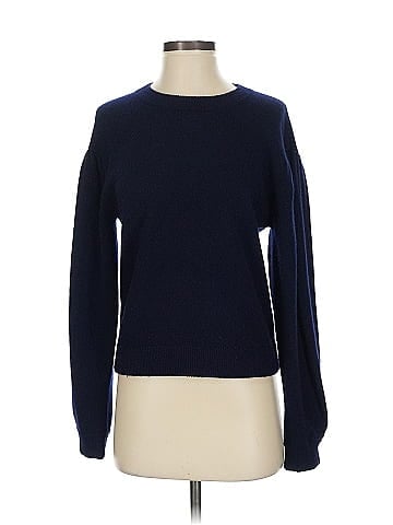 Aqua Cashmere Pullover Sweater (view 1)