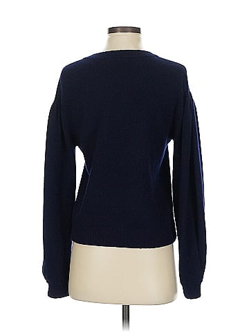 Aqua Cashmere Pullover Sweater (view 2)