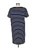 Natural Reflections Stripes Blue Casual Dress Size L - photo 2