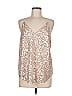 Ann Taylor LOFT 100% Polyester Silver Tank Top Size M - photo 1