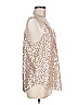 Ann Taylor LOFT 100% Polyester Silver Tank Top Size M - photo 3