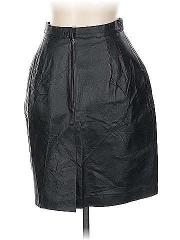 Newport News Faux Leather Skirt (view 2)